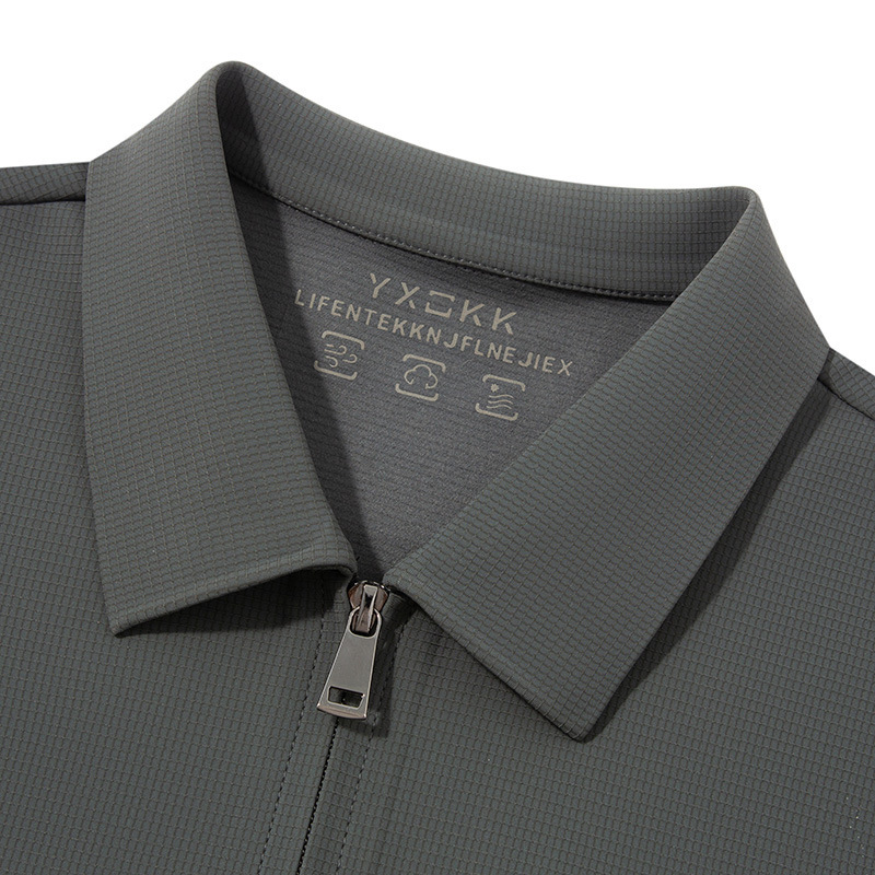 [Graphene Self-Heating] New Men's Jacket Business Casual Middle-Aged Top Lapel Turtle Back Craft Jacket