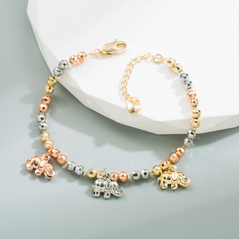 Fashion Heart Shape Elephant Copper Bracelets Copper Bracelets