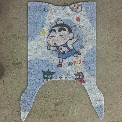 Foot Mat | Electric vehicle foot mat - white-shark-second-generation-electric-motorcycle-crayon-shin-chan