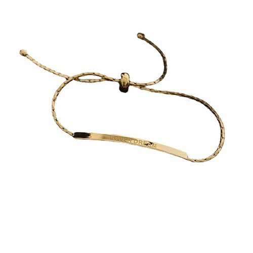 Titanium steel does not fade, cool personality style adjustable bracelet, trendy and popular letter bracelet, niche accessories for women