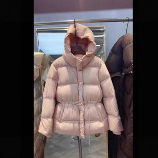Winter Fashion Thickened Bread Coat 2025 High-end Super Good-looking Small Chanel Style White Waist Cotton-padded Coat Women