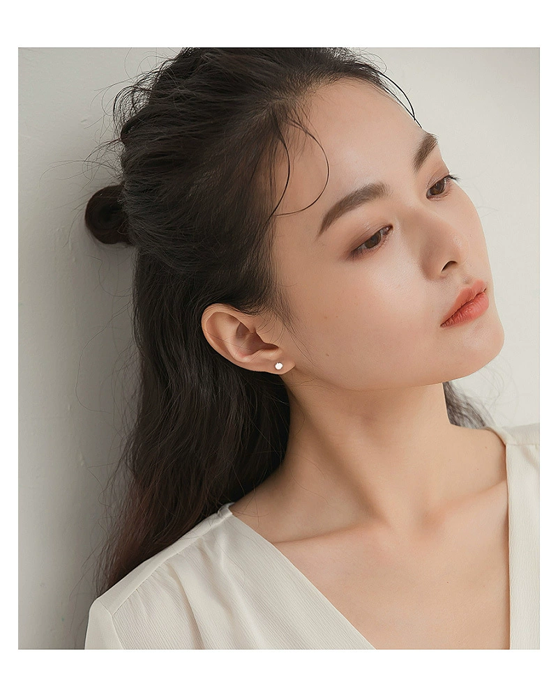 Индивидуальные цилиндрические винтовые ушные кости-гвозди, уколы для поддержки пирсинга ушей, маленькие серьги, женские серебряные серьги с пробой, иглы против блокировки пирсинга