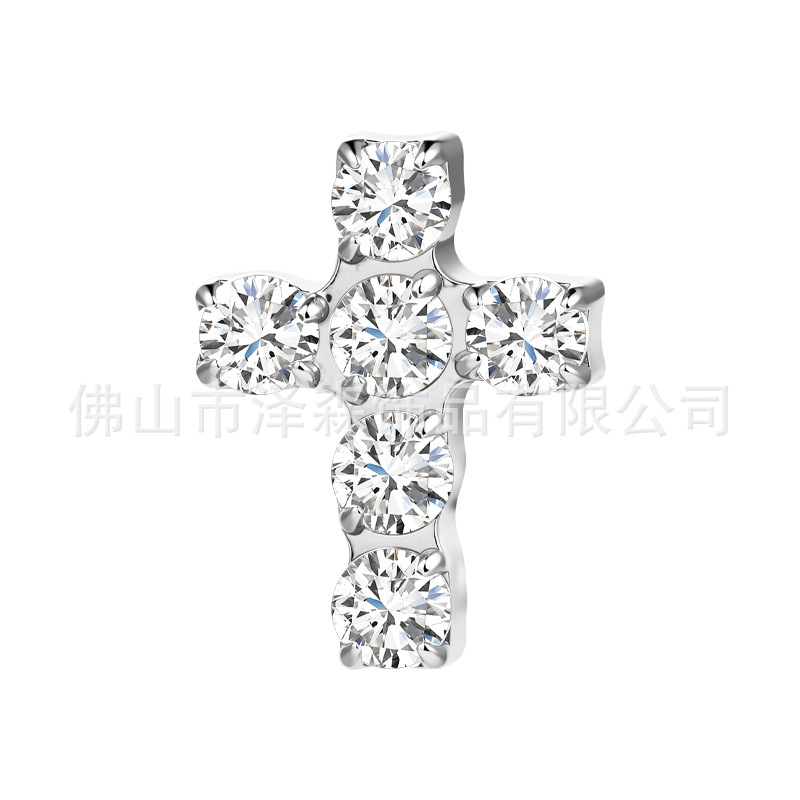 Labret piercing jewelry detail image
