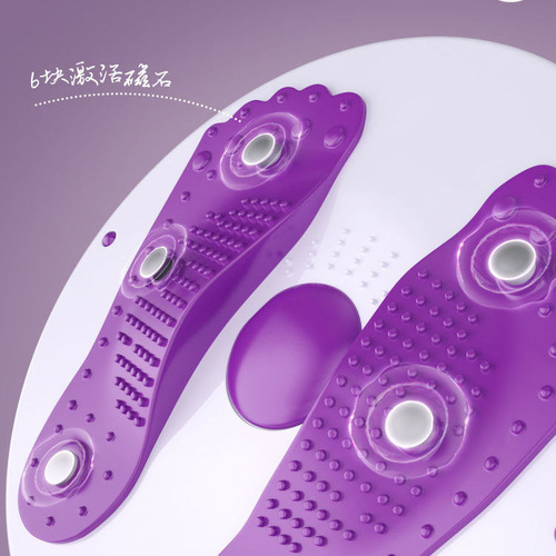 Large Magnetic Waist Twisting Plate Twister Machine Household Exercise Fitness Equipment Waist Trainer Abdominal Massage Rotating Wheel