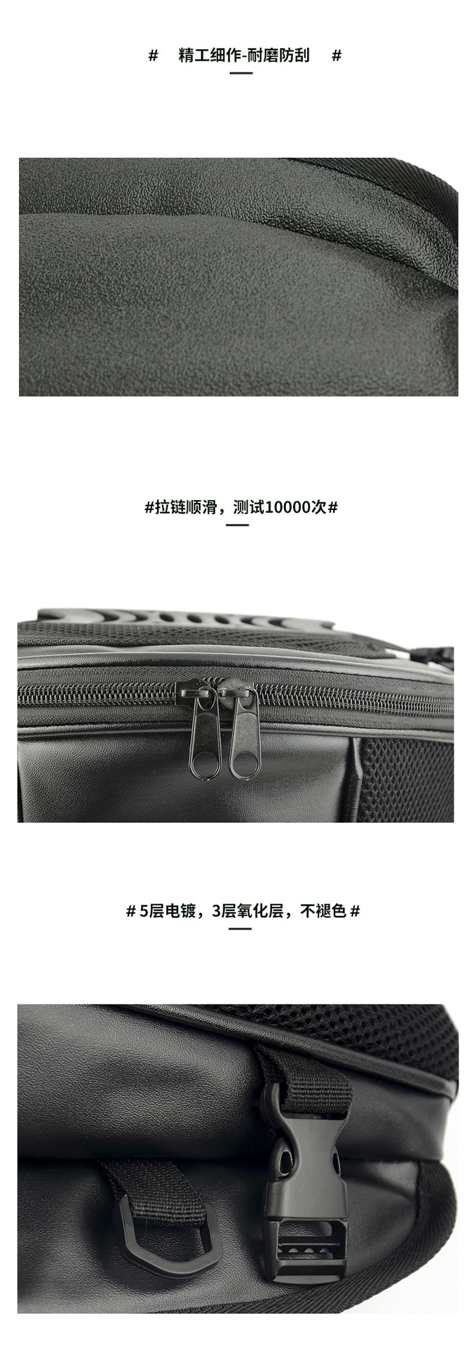 Cross-Border Water-Repellent Motorcycle Tail Bag, Fuel Tank Bag, Rider Motorcycle Rear Seat Bag, Motorcycle Travel Equipment, Riding Bag