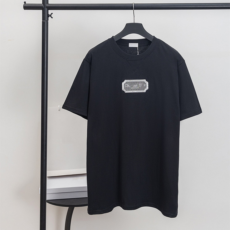 Nanyou High-Quality Original Standard 2025 Summer New Product Do Home Blade Embroider Logo Men's and Women's Loose Short-Sleeved T-Shirt Tops