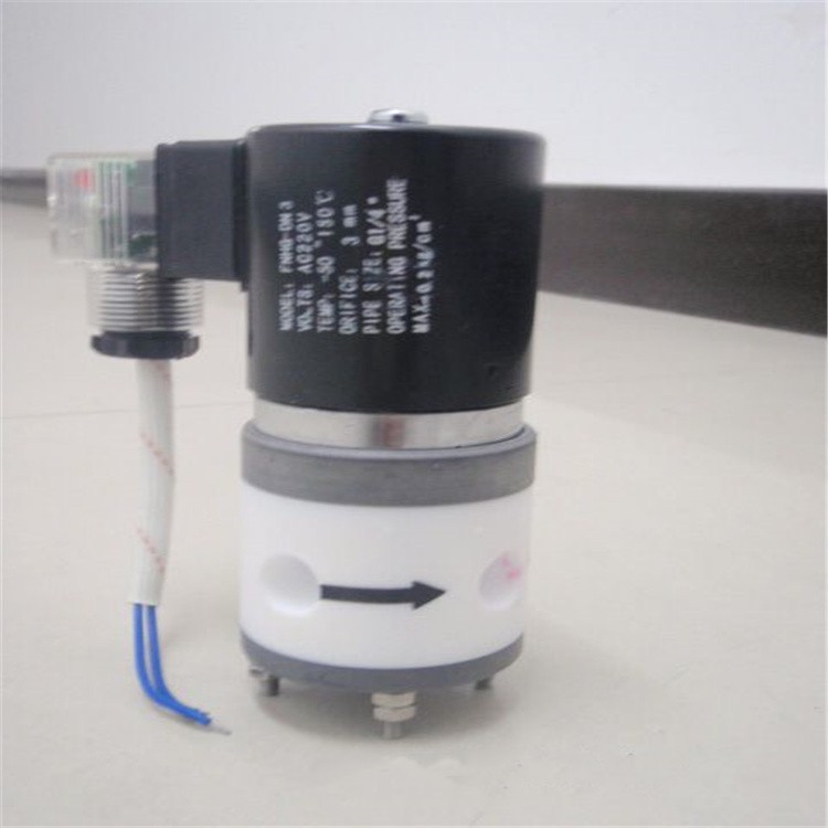 ZCF-8-10-15-20-25-32-40-50塑料王PTFE聚四氟乙烯化工创新电磁阀