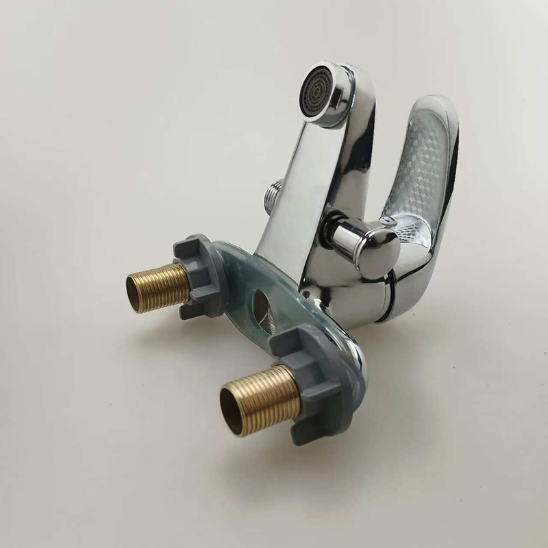 Dual-purpose two-piece washbasin faucet, two-piece washbasin shower, pull-up showerhead faucet details Picture