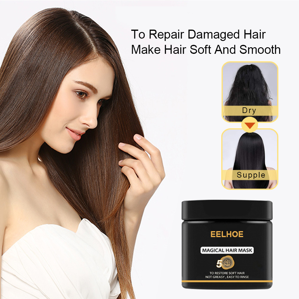 EELHOE hair mask hair conditioner repair hair damage improve hair quality frizz dry and soft nourishing hair care
