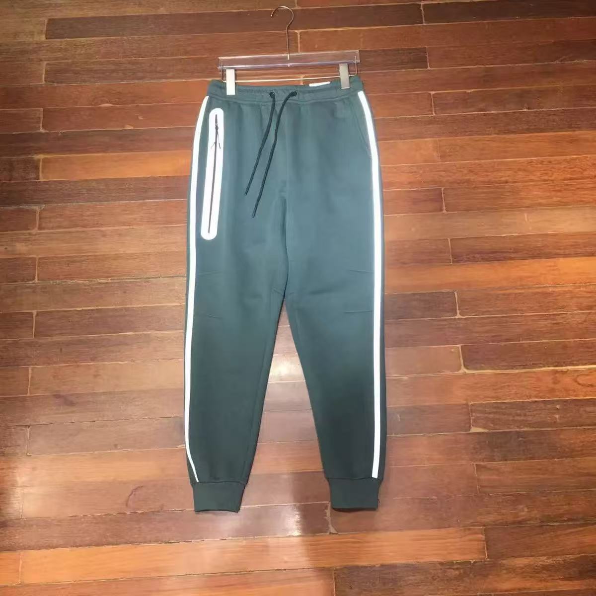 2025 Spring and Autum Men's Casual Sports Reflective Strips Cotton Hooded Jacket and Sweatpants 754 and 762 Suit