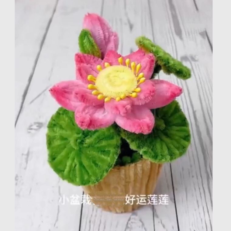 DIY材料包扭扭棒小盆栽系列,摆到哪里都可爱多款自由选择手工编织|undefined