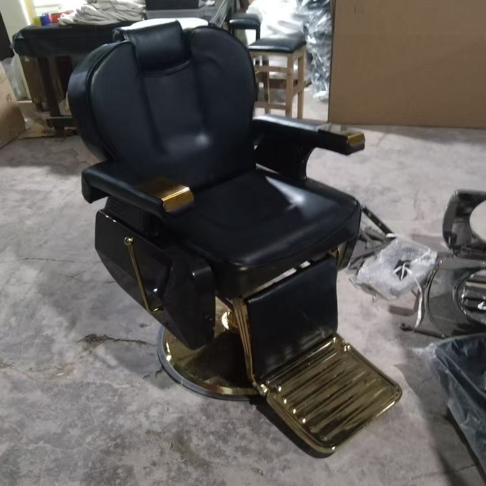 Sillas de barbería de fama en línea, salón de peluquería de alta gama, asiento de elevación, taburete de corte de pelo de estilo de peluquería