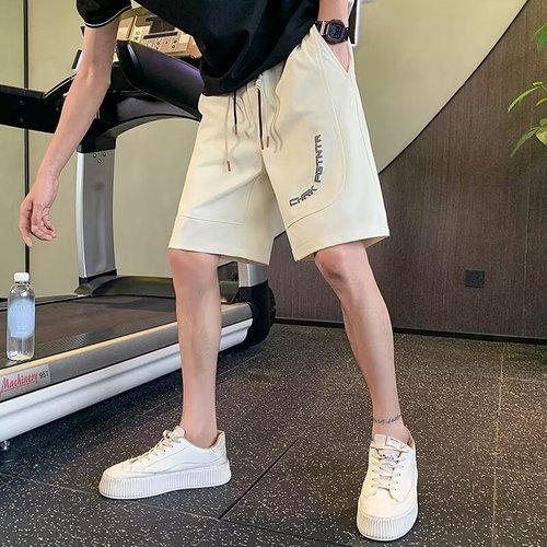 Men's Summer Korean Style Trendy Loose Thin Five-Finger Straight Leg Casual Pants American Style Big Underwear