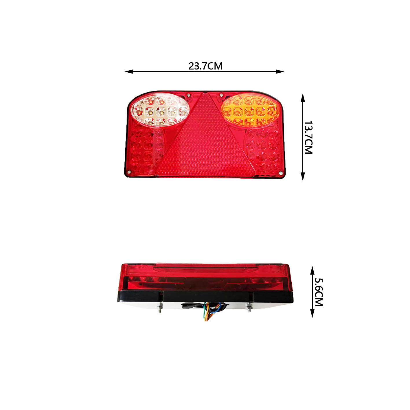 Led Tail Light 12V Led Car Truck Tail Light Rear Brake Light Signal Light Truck Trailer Indicator Light