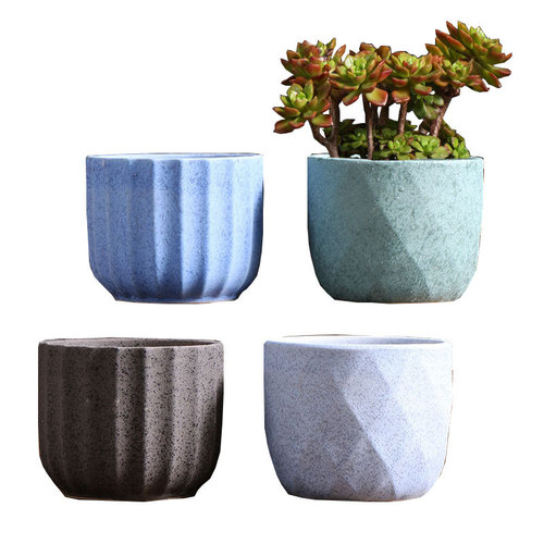 Pottery pot for succulent plants, creative small plant pot, wholesale manufacturer direct sale, ceramic flower pot
