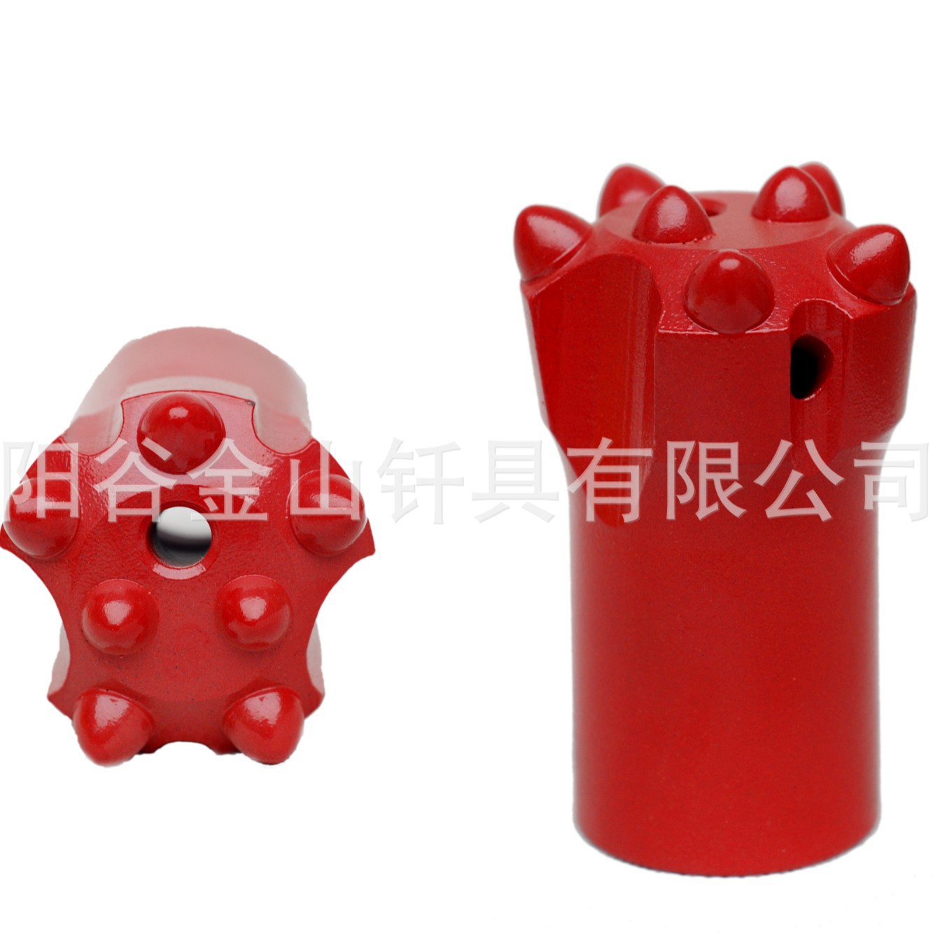 Bola broca de diente de presión fría viento pila taladro de aire columna diente ciruela mina túnel roca broca