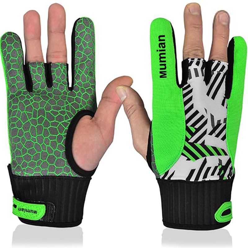 Mumian Cross-border Bowling Gloves Sports Trendy Elastic Non-slip Silicone Diving Material for Bowling