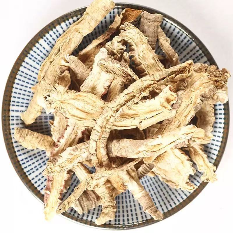 Shan Hai Luo Slices (Codonopsis lanceolata) — Dried Four-Leaf Ginseng Root, 500g in use