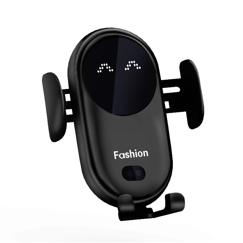 New infrared sensor car wireless charging magic clip s11 car bracket mobile phone navigation wireless charger fast charging