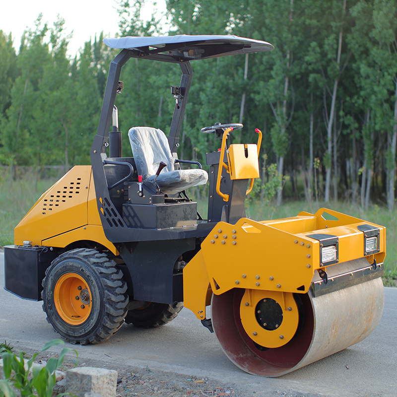 Shanling 3.5 toneladas de rodillo de acero único pequeño rodillo de 3 toneladas de rodillo vibratorio de conducción de asfalto para carretera de movimiento de tierra