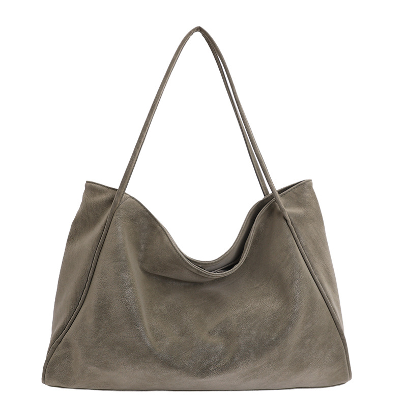 Bolsa de hombro coreana retro de gran capacidad, nicho, bolsa de viaje diario, bolsa de mano extranjera