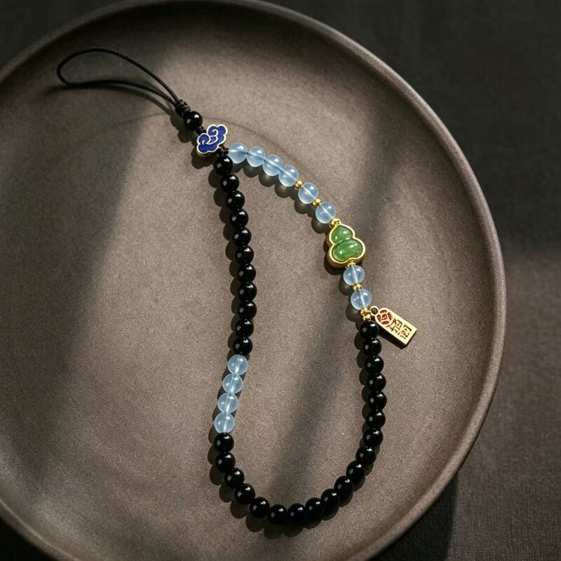 New Style Gourd Cloud Mobile Phone Lanyard, Phone Chain, Wrist Accessory, Niche Exquisite Light Luxury National Style Lanyard, Gift New Style Gourd Cloud Mobile Phone Lanyard, Phone Chain, Wrist Accessory, Niche Exquisite Light Luxury National Style Lanyard, Gift