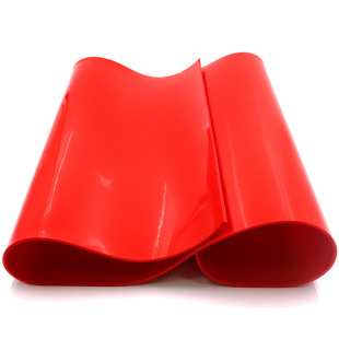 Silicone Plate Red White High Temperature Resistant Silicone Leather Sealing Heat Insulation Shock Absorption Silicone Plate Roll Material 3Mm5Mm Silicone Plate