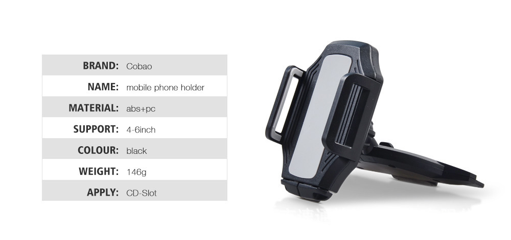 Car mobile phone holder CD port car bracket car mobile phone holder car air outlet navigation mobile phone holder