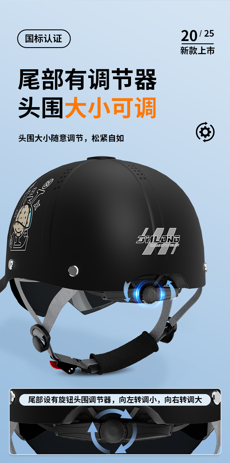 New National Standard 3C Electric Motorcycle Baseball Cap Helmet for Men, Summer Sun Protection Breathable Safety Helmet for Women, 2026 New Model