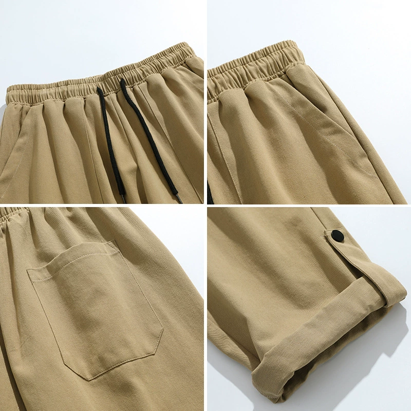 韩路 春季 casual брюки, тренд сезона, свободный прямой покрой, оверсайз