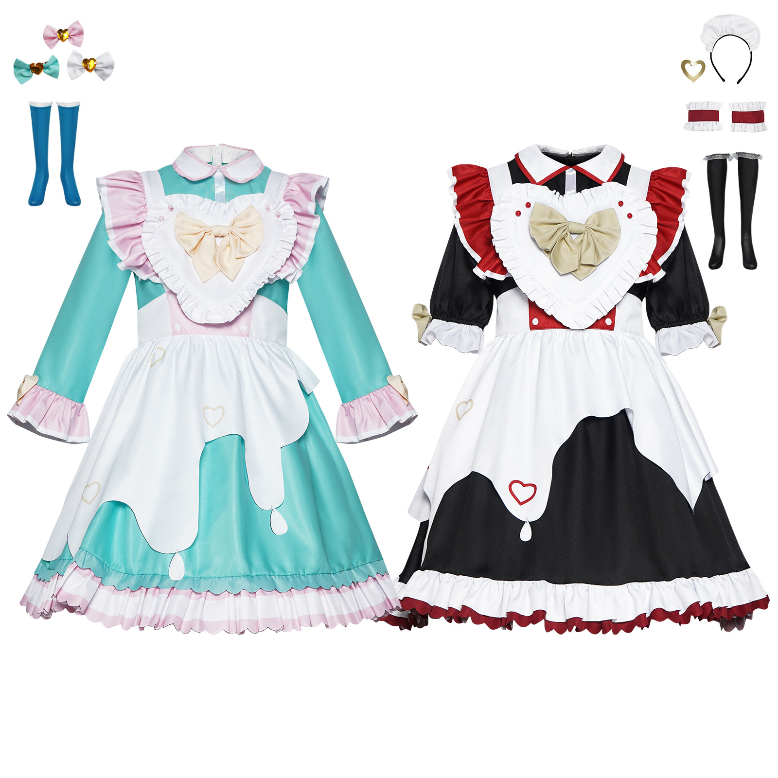 萬聖節主播女孩重度依賴cos服糖糖超天醬女僕裝cosplay動漫扮演服