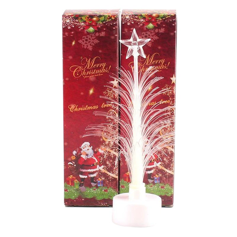 Светодиодная Рождественская елка из оптического волокна красочная меняющая цвет оптическая елка из светящегося оптического волокна Рождественская елка Рождественский подарок оптовая продажа с фабрики