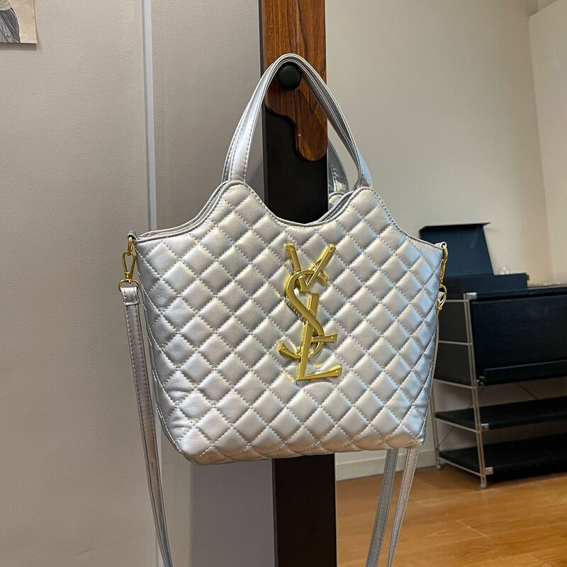 轻奢复古菱格手提包杨树林手提托特包bags潮大容量购物袋通勤女包|undefined