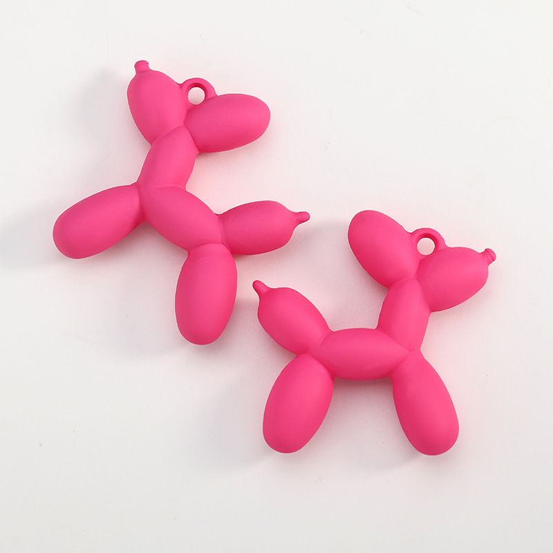 A형 풍선개 펜던트/로즈 레드