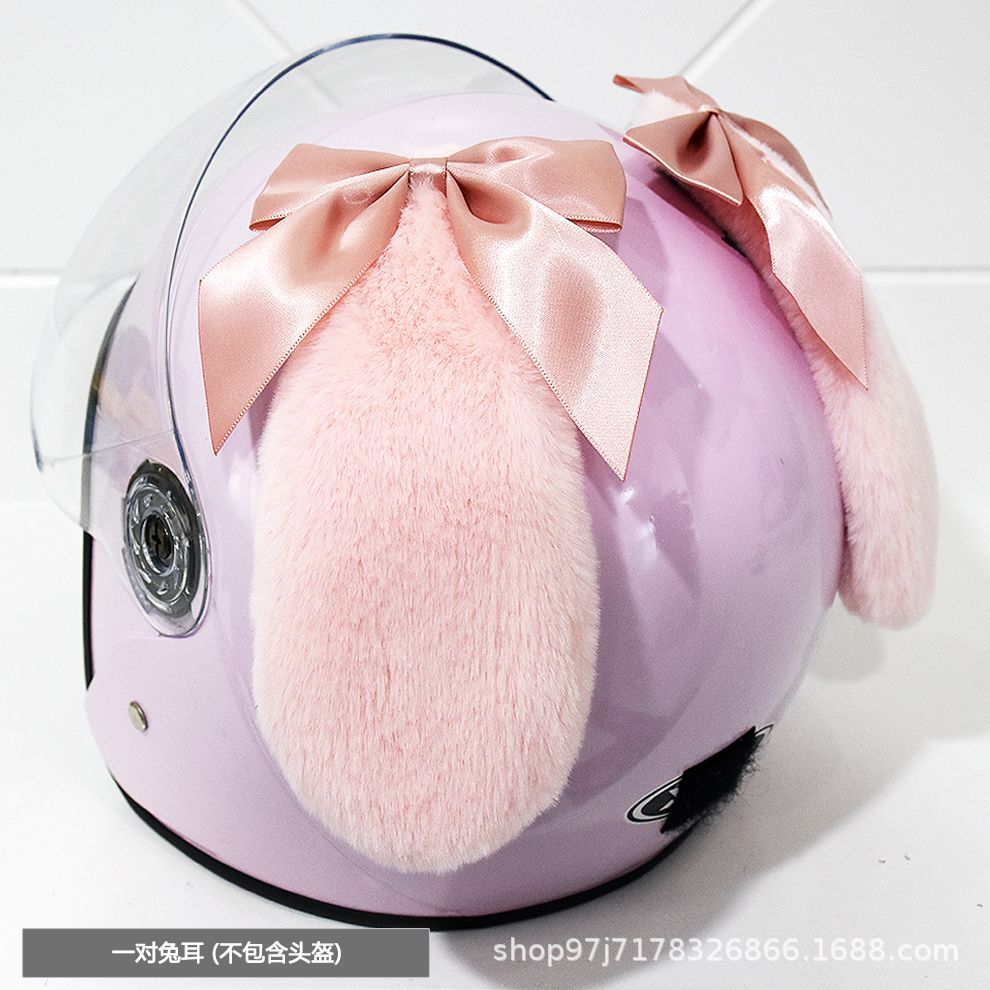 핑크 토끼 귀 핑크 나비