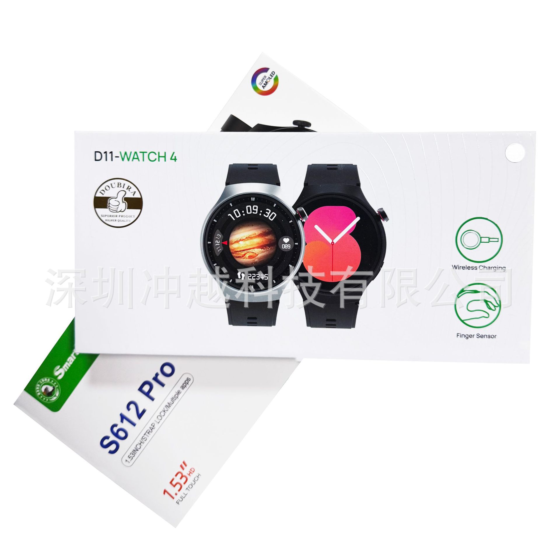 Explosiva transfronteriza D11 Watch4 reloj inteligente Bluetooth llamada control de gestos Watch4 Pro correa única