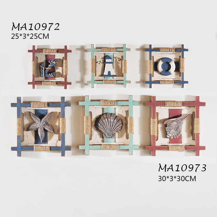 American decorative box marine style wall -mounted conch