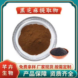 黑芝麻提取物 水溶黑芝麻粉 药食同源 黑芝麻浓缩粉 厂家包邮