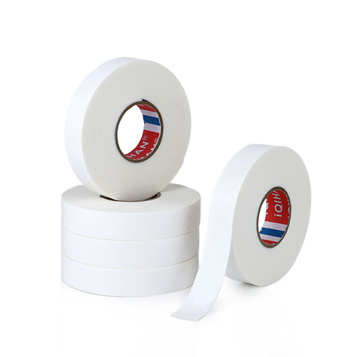 Wholesale PE white foam double-sided tape metal photo frame sign foam tape high temperature resistance high viscosity strong sponge tape