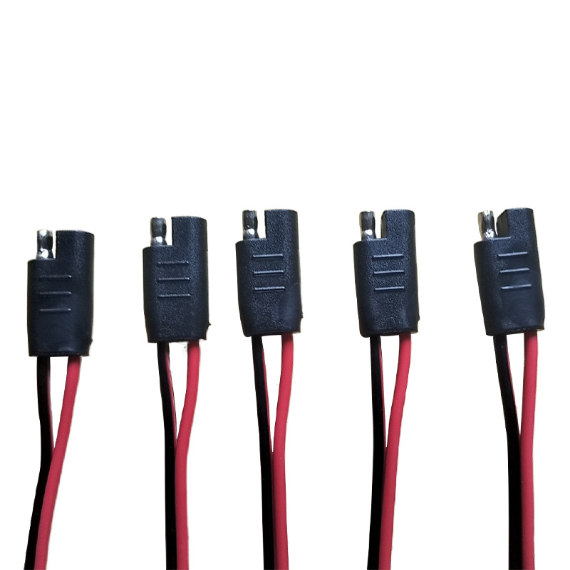 Two-Core Car Plug Power Cord Connection Cable Plug Car Plug Car Air Pump Car Charging Plug Factory