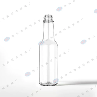 157ml高白料玻璃瓶透明密封酱汁瓶