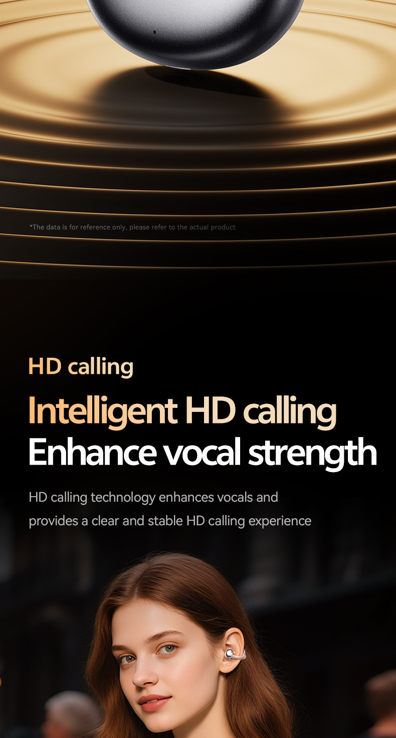 M110 AI Real-time Translation OWS Clip Type Not In Ear Bone Conduction Intelligent Bluetooth Headset_voghion.com