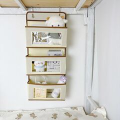 大学生寮収納用品 上段と下段ベッド ベッドサイド多層吊り下げバッグ 寮グッズ ベッドサイドフック TYmy