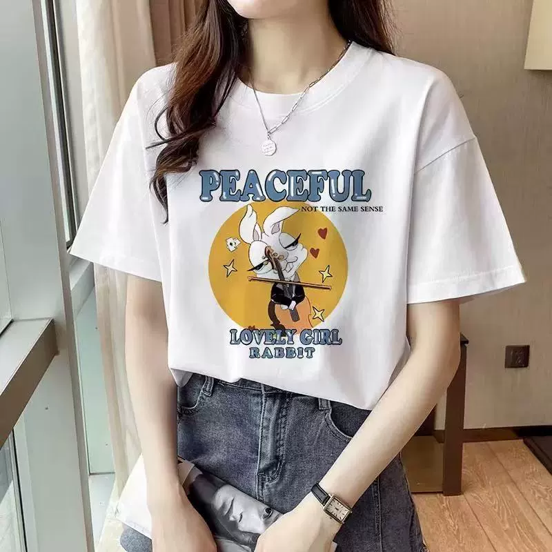 Футболка европейского стиля летняя короткий рукав, размеры L–5XL