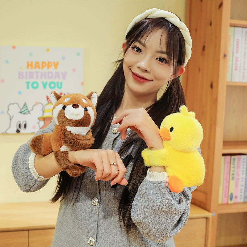 Плюшевая игрушка капибара, кукла на руку, кукла на запястье