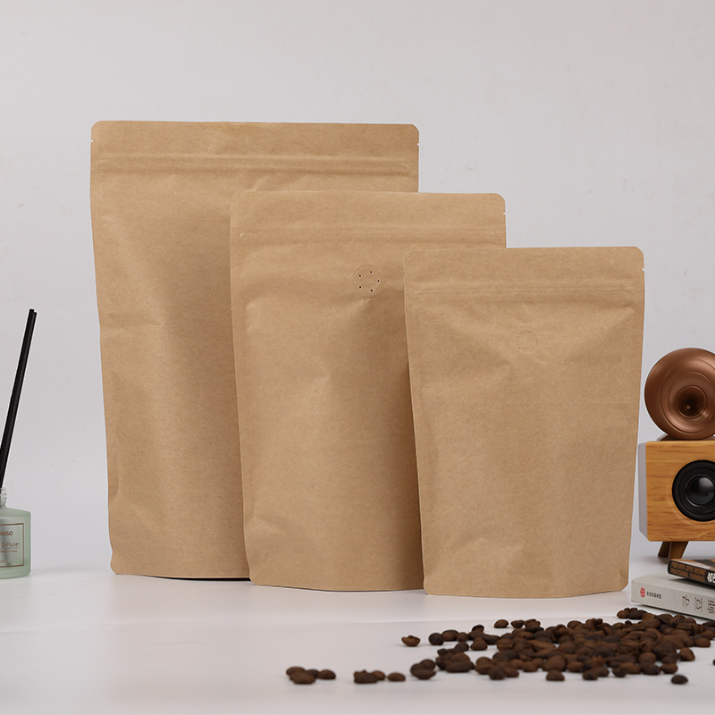 Bolsa de embalaje de alimentos, bolsas de aperitivos de avena personalizadas, bolsas de aluminio auto-selladas, bolsas autoportantes, bolsas de embalaje de aperitivos selladas ocho lados