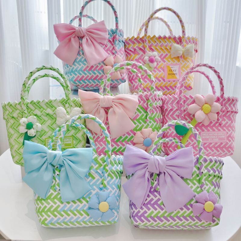生日礼物编织篮子礼袋节日婚庆伴娘婚礼伴手礼公司活动送员工