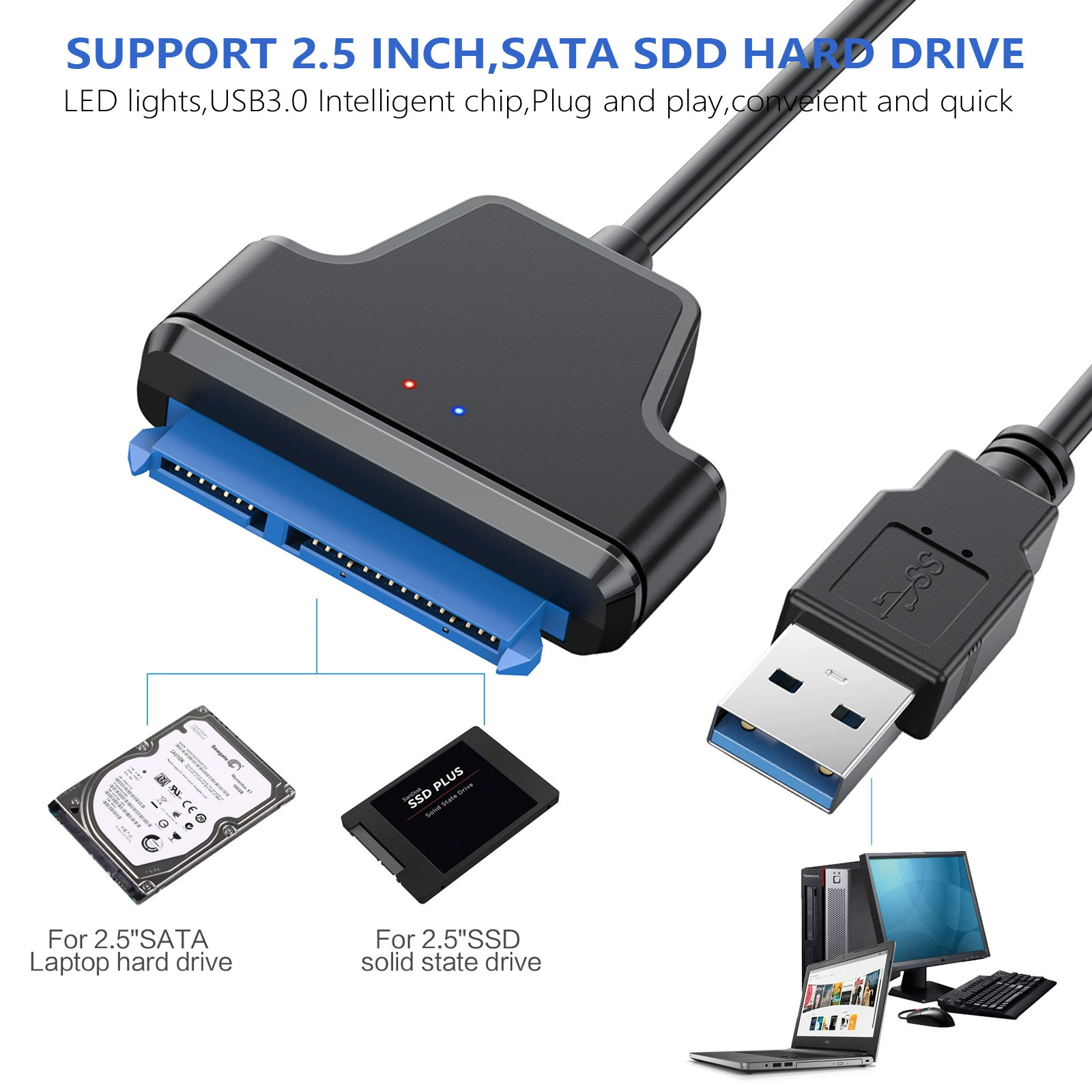 USB3.0 SATA Простые диски 2.5-дюймовые SATA жесткий диск вращающийся жесткий диск