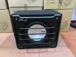 Avtomobil sabvufer audio 10 düymlük 12V aktiv gücləndirici yüksək güclü dinamik