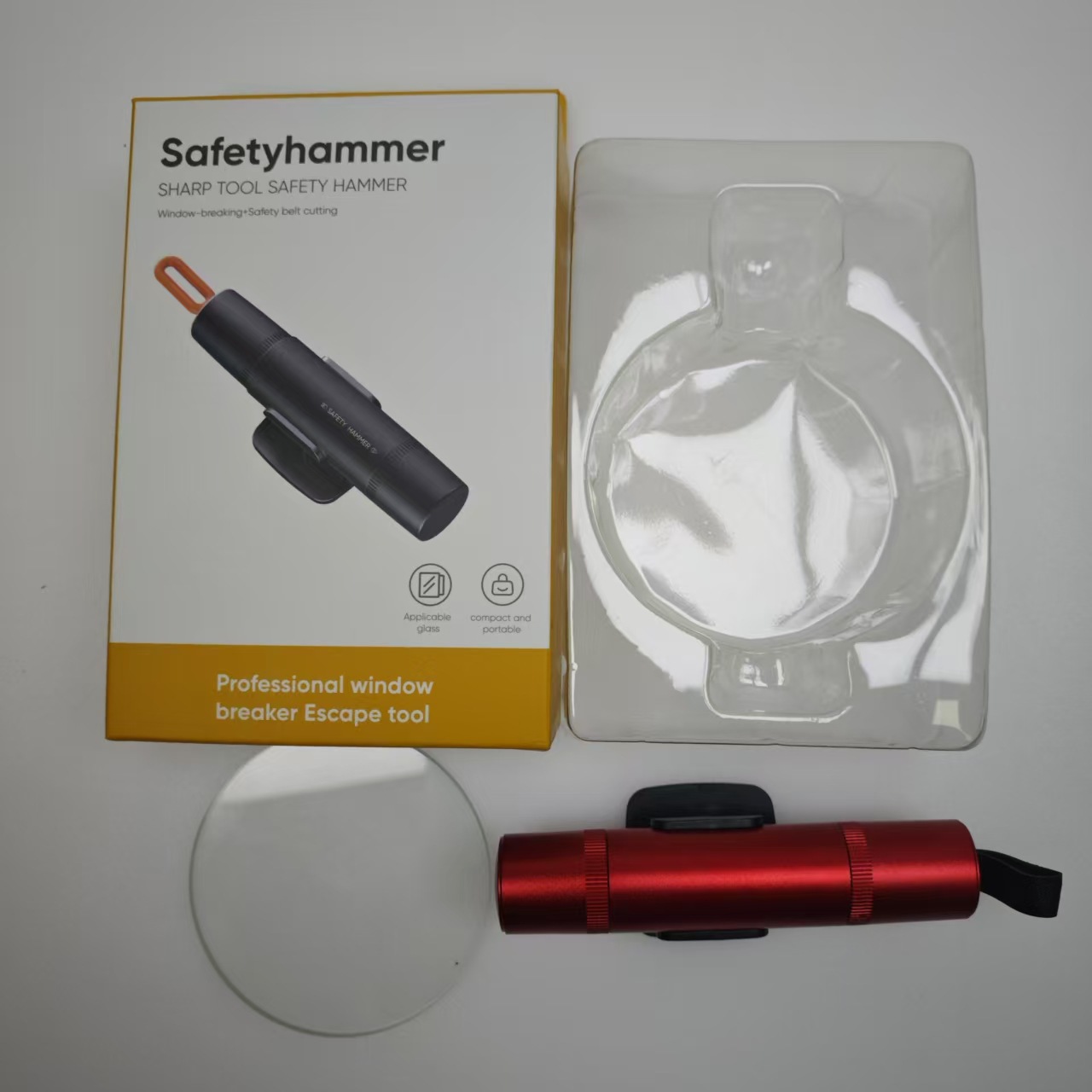 Car window breaker safety hammer car life-saving escape car multi-function supplies mini window breaking artifact factory wholesale